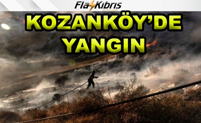 Kozanköy'de yangın!