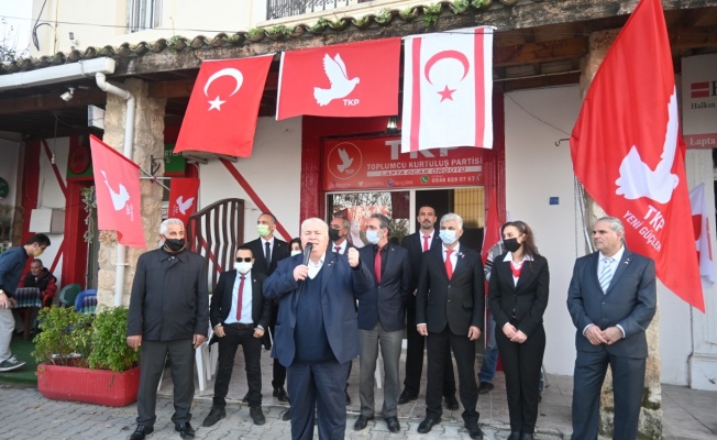 "Kıbrıs Türk halkı TKP'yle ayağa kalkıyor"