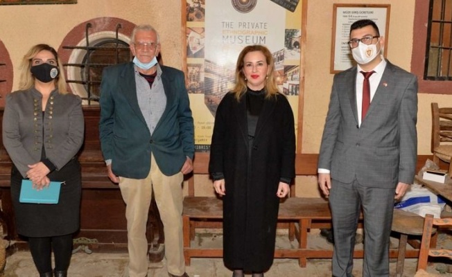 Sibel Tatar, Kıbrıs Özel Etnografya Müzesi’ni ziyaret etti