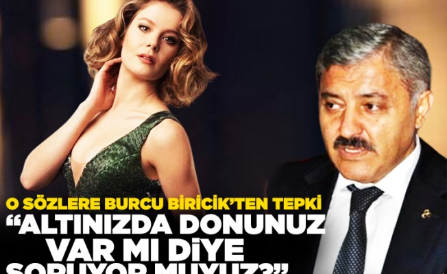 Ahmet Çakar'ın sözlerine Burcu Biricik'ten tepki!