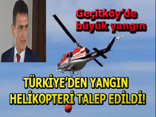 Bakan Oğuz'dan yangınla ilgili açıklama! Türkiye'den yangın helikopteri talep edildi