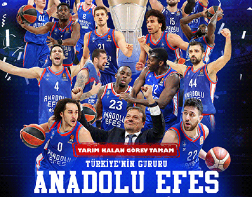 Euroleague'de şampiyon Anadolu Efes!