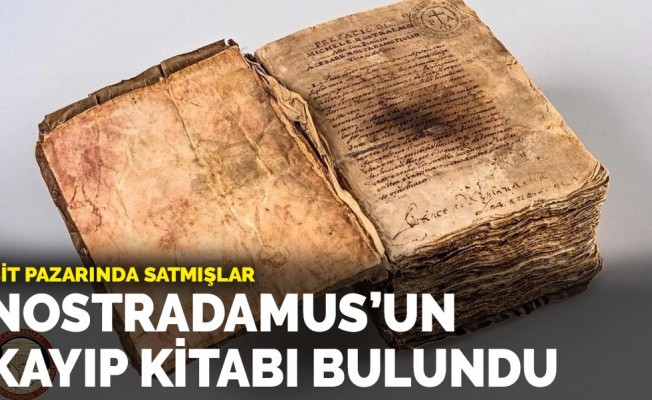 Nostradamus'un Kehanetlerinin yer aldığı el yazması kitap ortaya çıktı