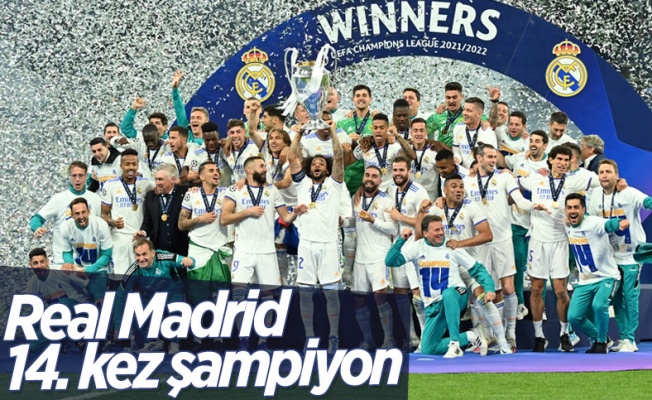 Şampiyonlar Ligi finalini Liverpool'u 1-0 yenen Real Madrid kazandı