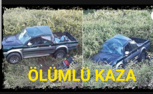 Çatalköy'de ölümlü kaza!