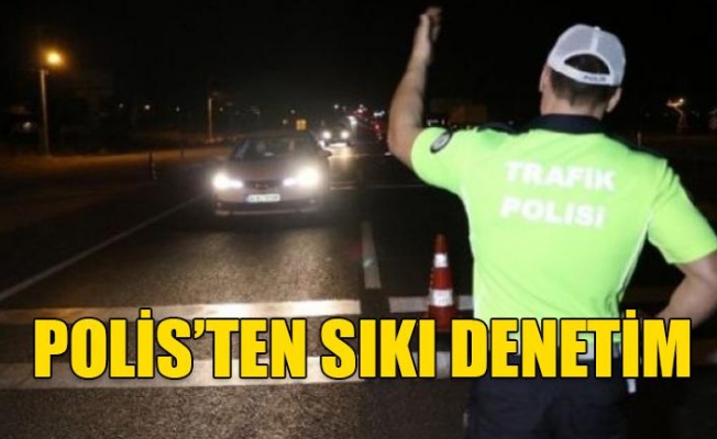 14 araç trafikten men edildi!