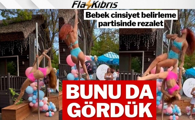 Bebek cinsiyet belirleme partisinde rezalet: Bikinili dansçılar tartışma yarattı