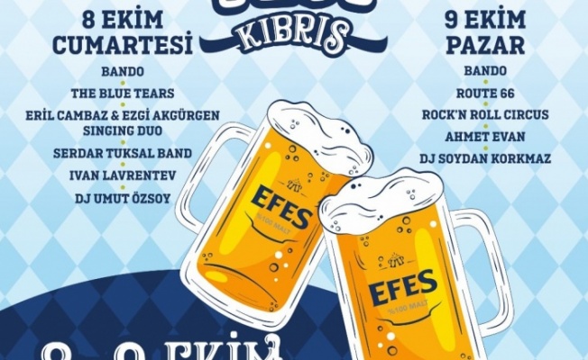 Oktoberfest Kıbrıs festivali başlıyor