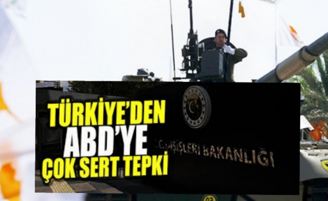 Türkiye ABD'nin GKRY'ye yönelik silah ambargosu kaldırma kararını kınadı