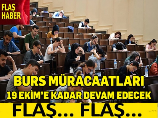 Yükseköğrenim burs müracaatları devam ediyor