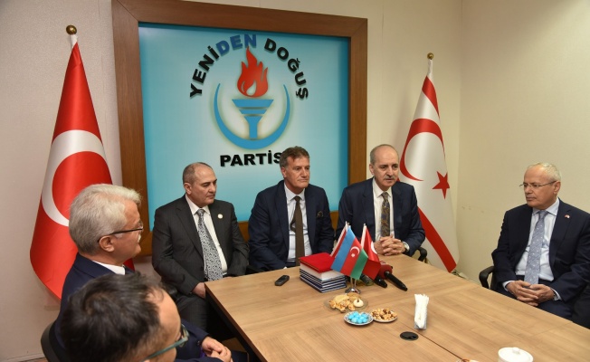 Arıklı, AK Parti Genel Başkanvekili Kurtulmuş ve Budaqov'u kabul etti