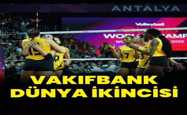 Vakıfbank Dünya İkincisi