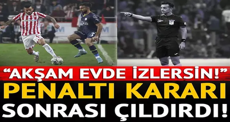 Antalyaspor-Fenerbahçe maçında ekrandan görülen diyalog!