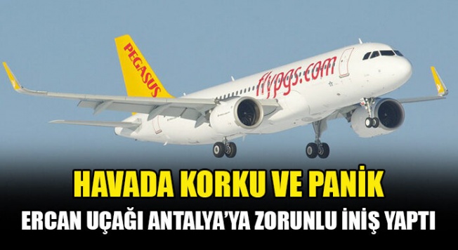 Ercan – Antalya uçağı Adana’ya zorunlu iniş yaptı