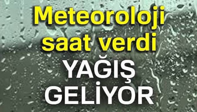 Meteorolojiden "gece yarısına kadar şiddetli yağış" uyarısı Kaynak: Meteorolojiden "gece yarısına kadar şiddetli yağış" uyarısı