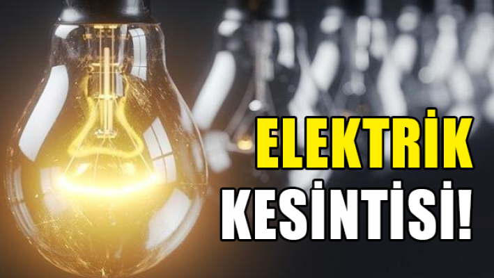 Girne'de elektrik kesintisi!