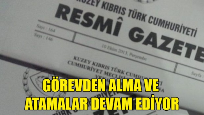 Maliye Bakanlığı'nda görevden alma ve atamalar yapıldı