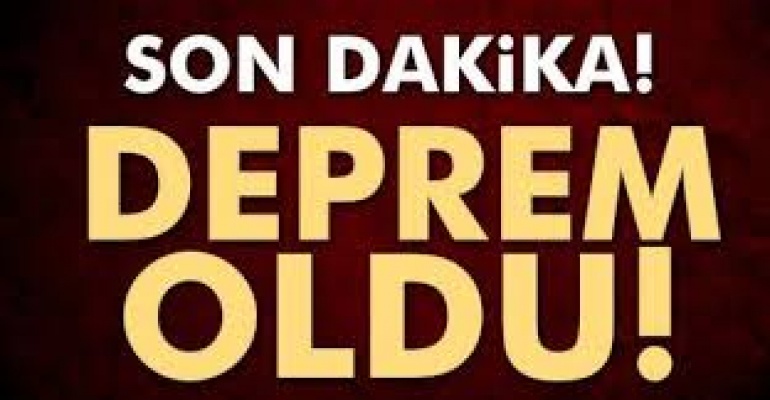 SON DAKİKA: Hatay'da 5 büyüklüğünde deprem