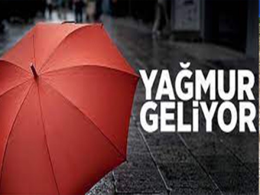 Yarın ve Cuma günü yağmur bekleniyor