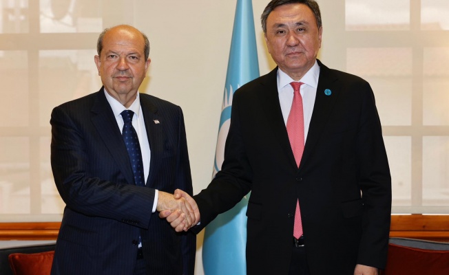 Tatar, Türk Devletleri Teşkilatı Sekreteri Ömüraliyev ile görüştü