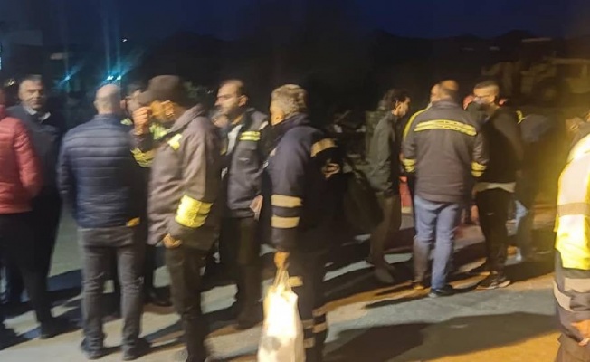 EL-SEN üyelerinin Teknecik Elektrik Santrali'ndeki bekleyişi devam ediyor