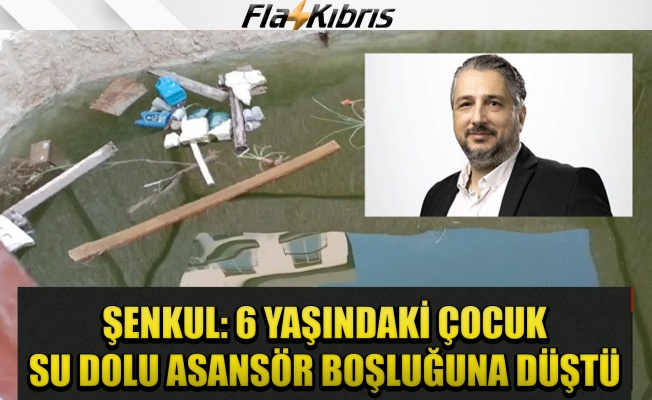 Girne’de felaketin kıyısından dönüldü! 6 yaşındaki çocuk su dolu asansör boşluğuna düştü