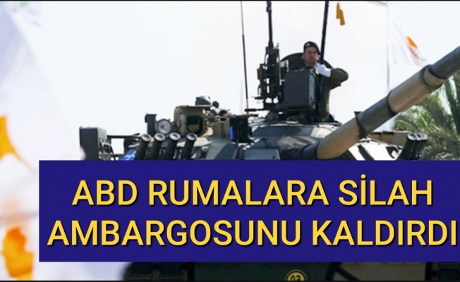 ABD GKRY'ye silah ambargosunu kaldırdı, KKTC tepki gösterdi