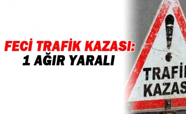 Mağusa'da feci kaza... 1 ağır yaralı