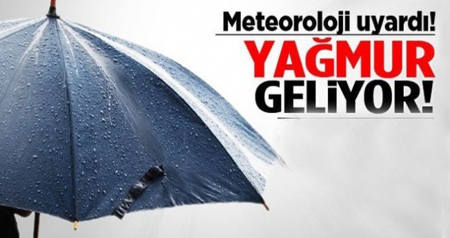 Meteoroloji gün verdi... Yağmurlu hava geliyor