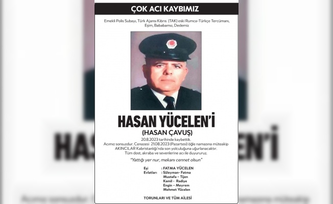 TAK'a 15 yıl tercüman olarak hizmet veren Hasan Yücelen yaşamını yitirdi