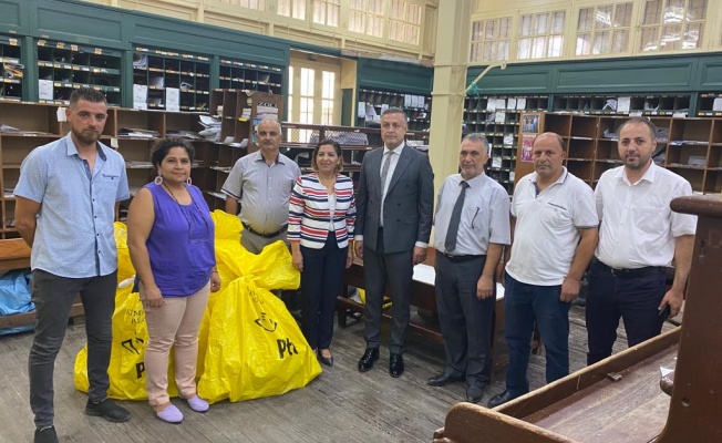 TC PTT Genel Müdür Yardımcısı Tezcan Posta Dairesi Müdürü Baysal’ı ziyaret etti