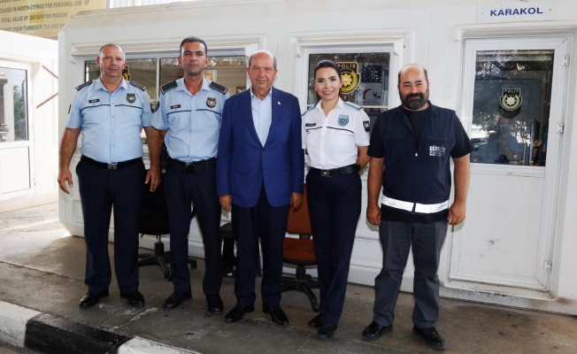Cumhurbaşkanı Tatar, Metehan Kara Giriş Kapısında incelemelerde bulundu