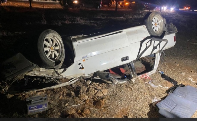 Türkmenköy-Beyarmudu ana yolunda kaza: 2'si ağır 3 yaralı