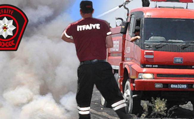 Akçay'da bir evin deposunda yangın çıktı