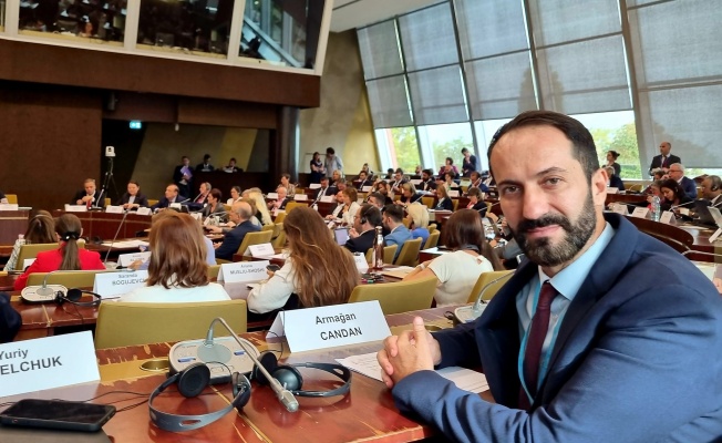 Armağan Candan AKPA toplantısı için Strazburg’da...