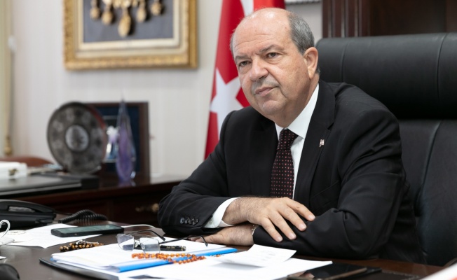 Cumhurbaşkanı Tatar: "Filistin’de yaşanan ve insanlıkla bağdaşmayan katliamların acısını yüreğimizde hissediyoruz"
