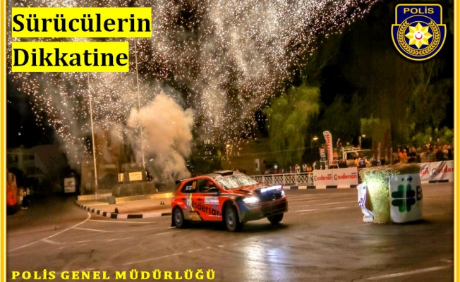 Girne Kapısı, ralli kapsamında yarın ve Cumartesi trafiğe kapatılacak