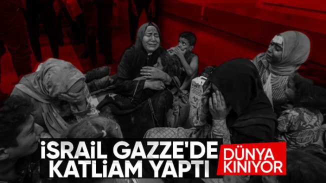 İsrail Gazze'de hastane vurdu: 500 ölü