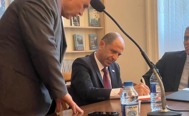 Özersay Azerbaycan’ın başkenti Bakü’de temaslarda bulunuyor