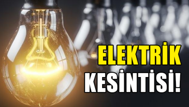 Girne'deki bazı köylere bugün 5 saat elektrik verilemeyecek