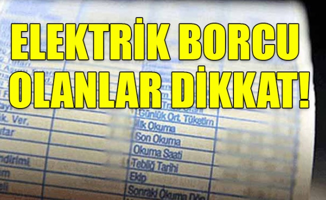 KIB-TEK'ten ödenmemiş fatura uyarısı