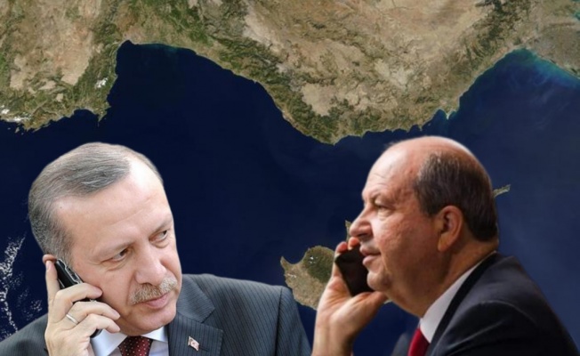 Ersin Tatar ve Recep Tayyip Erdoğan telefonda görüştü