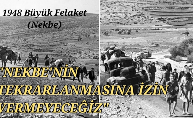 Mahmud Abbas: Nekbe'nin tekrarlanmasına izin vermeyeceğiz