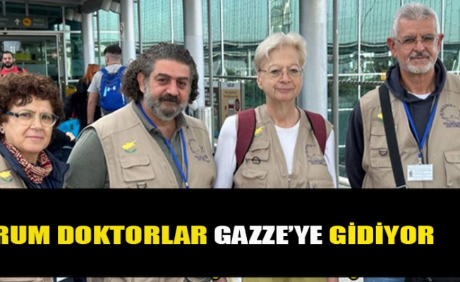 Rum gönüllü doktorlar, Gazze’ye yardım ulaştırmak için Mısır’a gitti