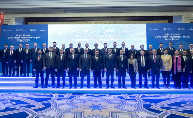 Doğu Akdeniz Gemi Trafik Hizmetleri Sistemi Kurulumu Projesi'nde imzalar atıldı