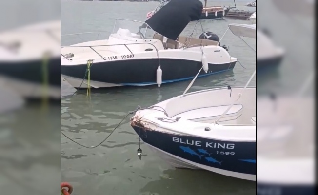 Girne-Delta Marin'deki tekneler hasar gördü