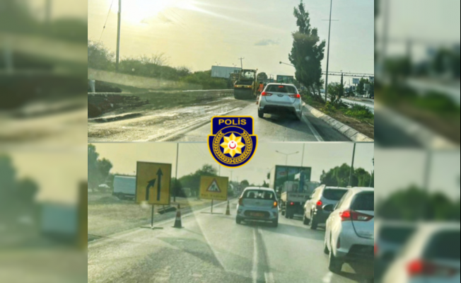 Polisten sürücülere uyarı: Yavaş ve dikkatli seyredin