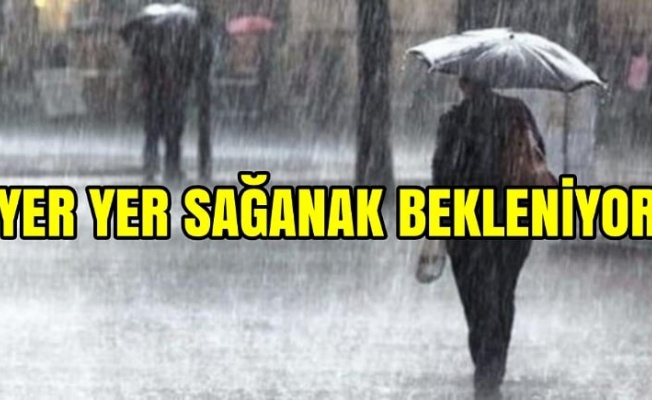 Meteoroloji Dairesi Müdürü Güneş: Bugün yer yer sağanak yağmur bekleniyor