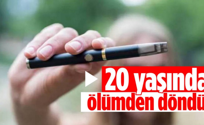 Elektronik sigara ciğerini söndürdü! 40 yaşını göremeyebilir...