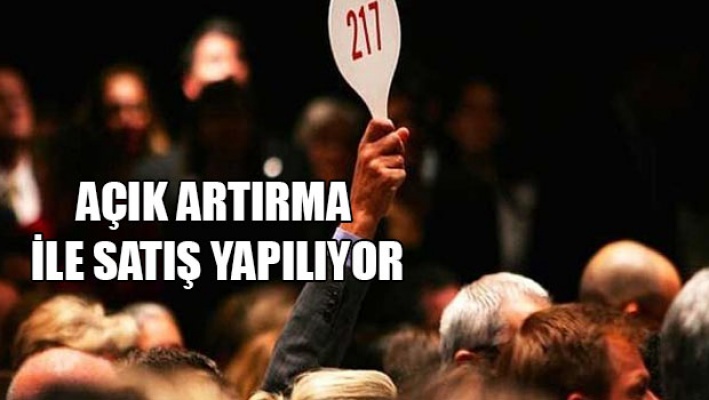 Açık artırma usulüyle mobilya ve beyaz eşya satılacak